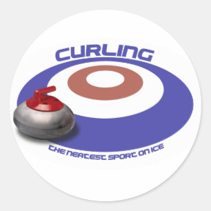 STICKER ROND CURLING
