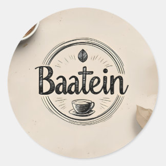 Sticker Rond Custom Classic Round Stickers, Format: Sheet of St