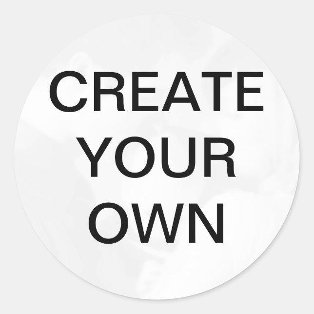 Sticker Rond Customisez votre propre (Devant)