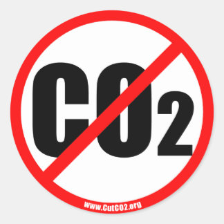 Sticker Rond CutCO2.org - Propogande 100% biologique