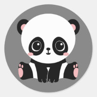 Cute animated panda