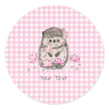 Cute Dandelion Hérisson Motif rose