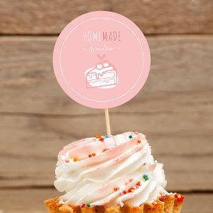 Sticker Rond Cute Dessert Cake Artiste Boulangerie Maison Affai