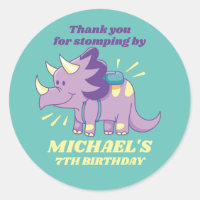 Cute Dinosaur Baby Triceratops Anniversaire de enf