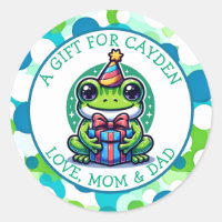 Cute Frog Theme Boy's Birthday Party