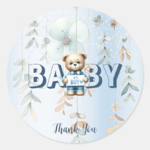 Cute Teddy Bear Bleu Floral Belle fête