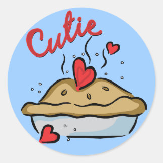 Sticker Rond Cutie Pie