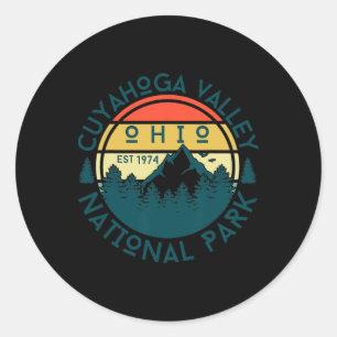 Sticker Rond Cuyahoga Valley National Park Ohio Randonnée Natur