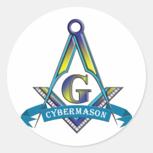 STICKER ROND CYBERMASONS