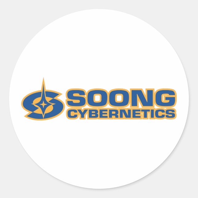 Sticker Rond Cybernétique Soong - Noonien Soong (Devant)