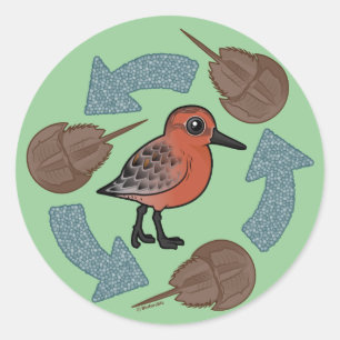 Sticker Rond Cycle de noeud de crabe