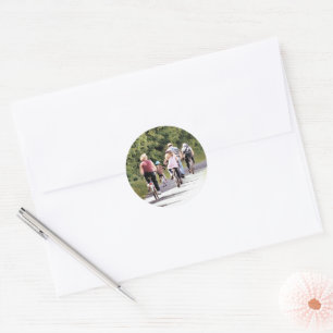 STICKER ROND CYCLISME