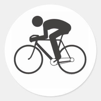 Sticker Rond Cycliste-T