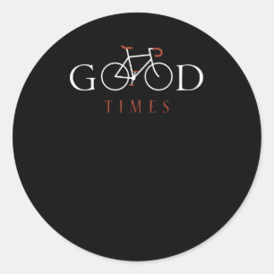 Sticker Rond cyclo-time bicycle lobike