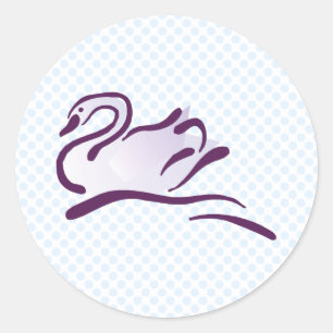 Sticker Rond Cygne de Swella