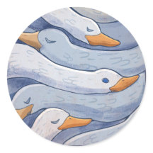 Cygne élégant - Illustration de motif animal