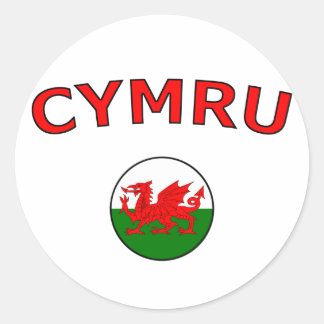 Sticker Rond Cymru