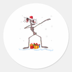 Sticker Rond Dabbing Siren Head Drôle Drôle Cadeau Pour Chris