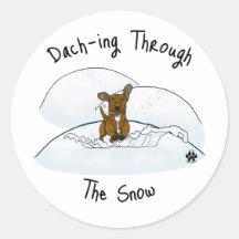 Dach à travers la neige