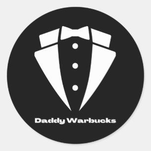 Sticker Rond Daddy Warbucks D'Annie Tuxedo