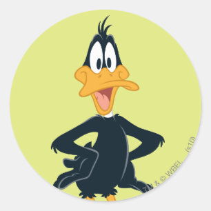STICKER ROND DAFFY DUCK™