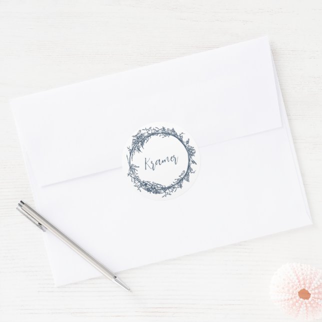 Sticker Rond Dainty Bird (Enveloppe)