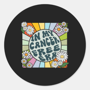 Sticker Rond Daisy Super Dans Mon Cancer Sans Era Cancer Du Sei