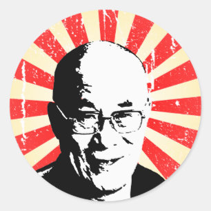 Sticker Rond Dalaï Lama