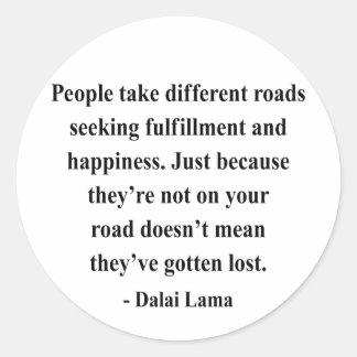 Sticker Rond dalai lama citation 1a