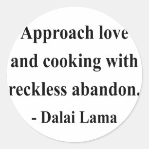 Sticker Rond dalai lama cite 3a