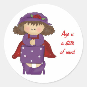 Sticker Rond Dames Autocollant-Rouges de casquette