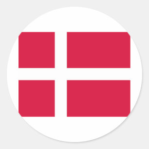 Sticker Rond Danemark