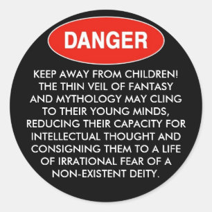 Sticker Rond Danger