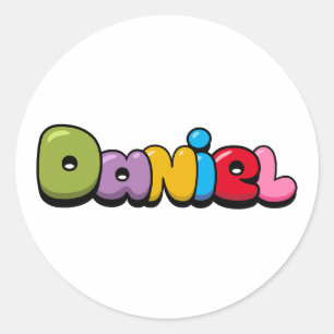 Sticker Rond Daniel