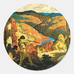 Sticker Rond Dans Le Vieux Kentucky