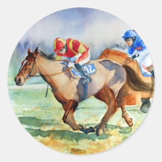 Sticker Rond Dans l'exécution
