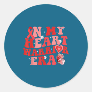 Sticker Rond Dans mon cœur, Ère de guerrier, Sensibilisation au