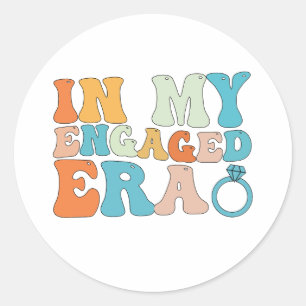 Sticker Rond Dans mon ère Engagée Super Retro