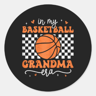 Sticker Rond Dans My Bysketbyll Grandma Era Super Retro Bysketb