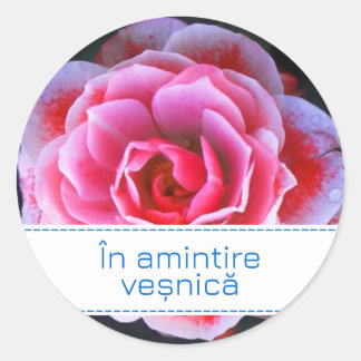 Sticker Rond Dans un souvenir éternel