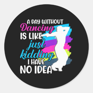 Sticker Rond Danse contemporaine Danse contemporaine