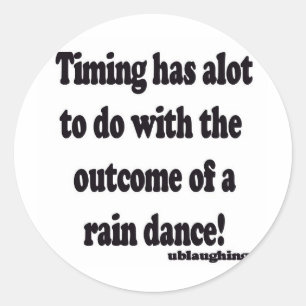 Sticker Rond danse de pluie