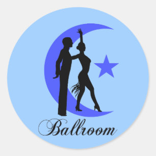 Sticker Rond Danse de salon