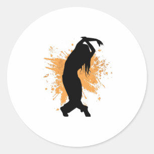 Sticker Rond Danse Hobby Sport Muscles Tanzer Musique