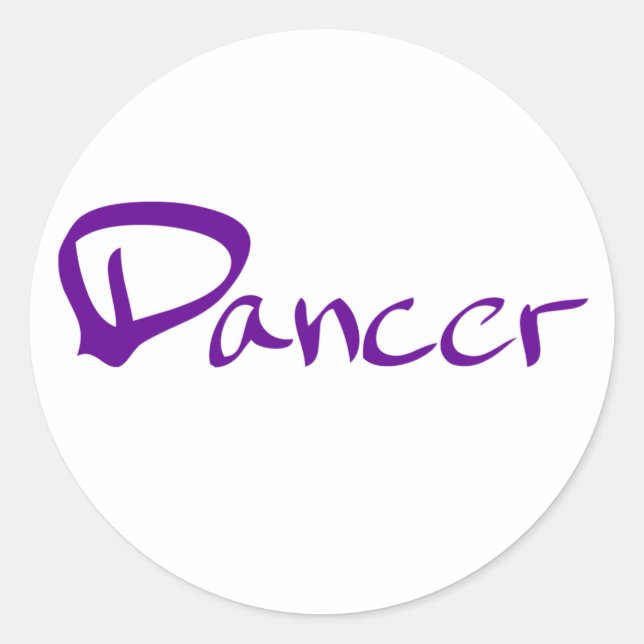 Sticker Rond Danseur (Devant)