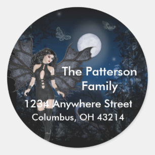 Sticker Rond Dark Angel & Dark Night Series