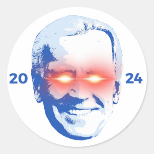 Sticker Rond Dark Brandon 2024 Big Head