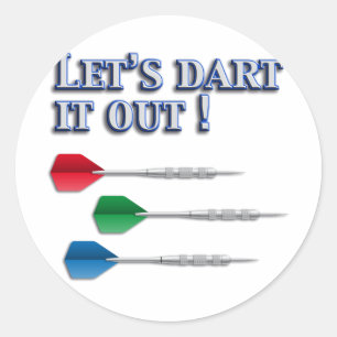Sticker Rond Darts