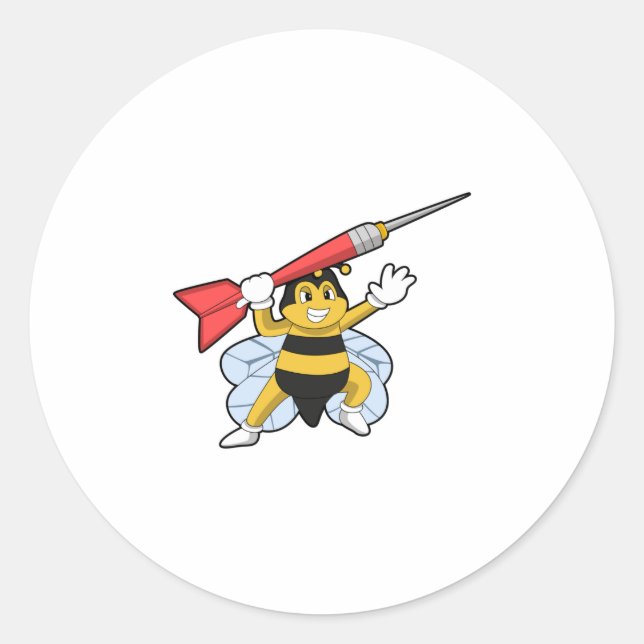 Sticker Rond Darts et darts (Devant)