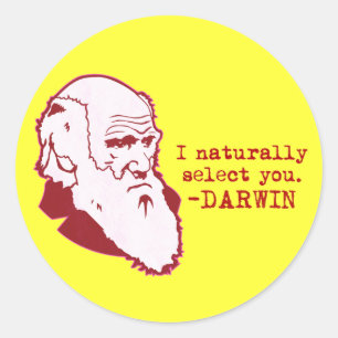 Sticker Rond Darwin